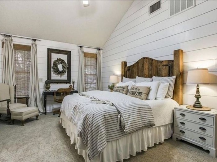 How to decorate a modern farmhouse bedroom