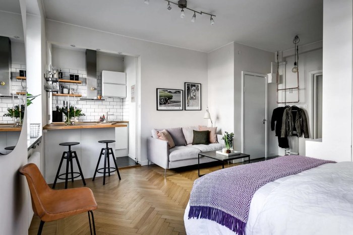 How to decorate small one bedroom apartment