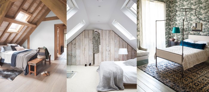 How to decorate small attic bedroom