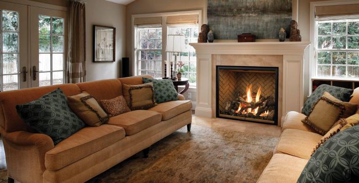 How to decorate a bedroom with a fireplace