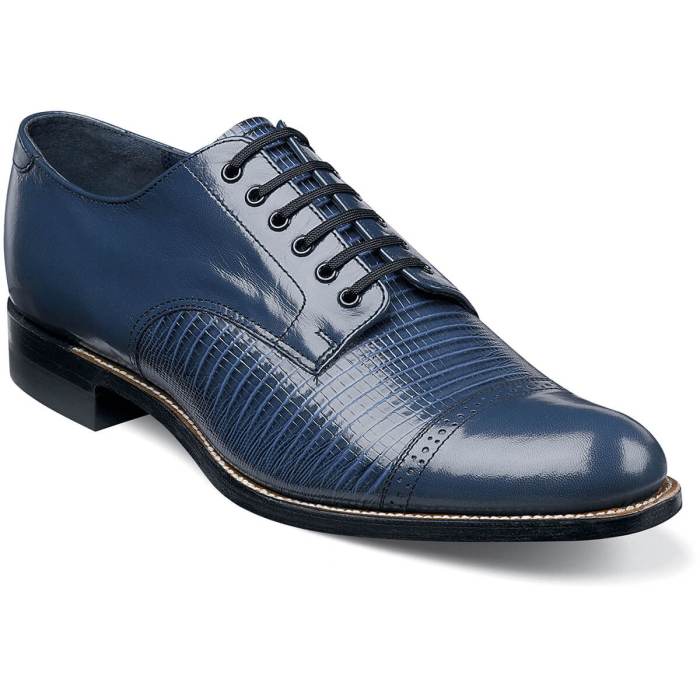 Stacy adams men's blue dress shoes