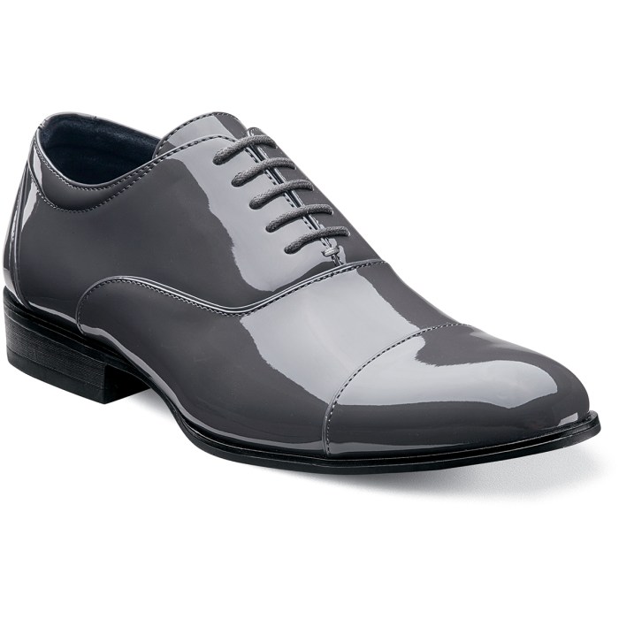 Mens grey dress shoe