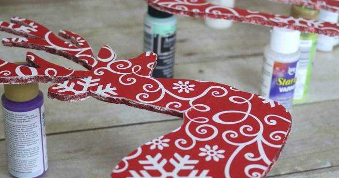 How to make a reindeer christmas decoration