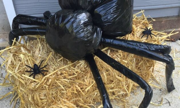 How to make huge spider decoration