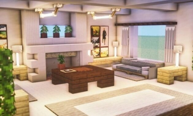 How to decorate a minecraft room