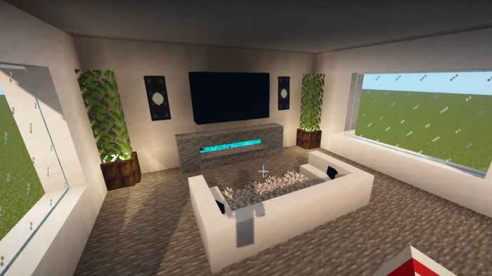 How to decorate a minecraft room