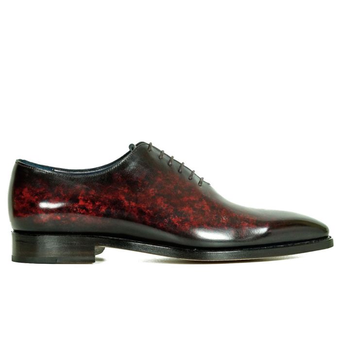 Wine dress shoes men