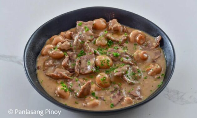 How to cook beef with mushroom filipino style