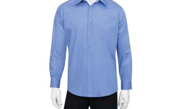 French blue mens dress shirt