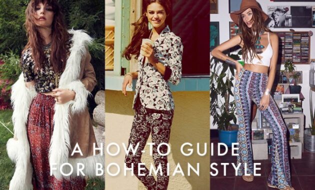 How to dress up bohemian style