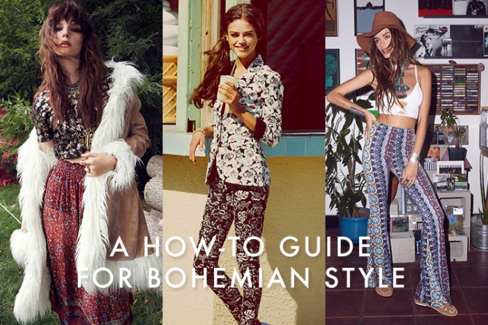 How to dress up bohemian style