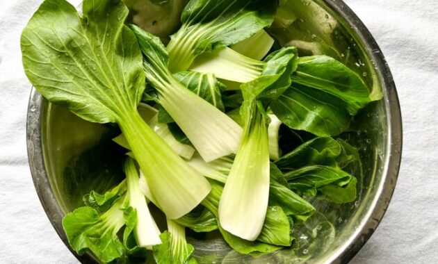 How to cook pak choi trini style