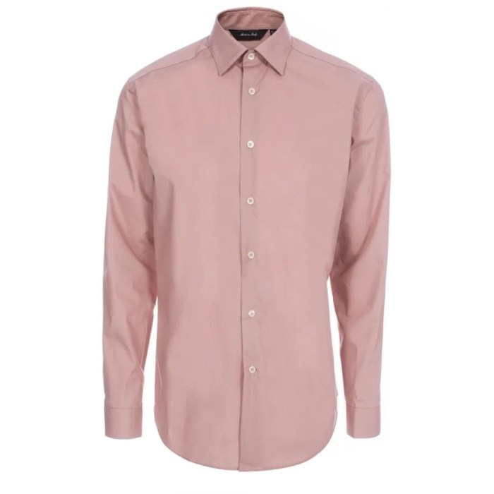 Mens dusty rose dress shirt