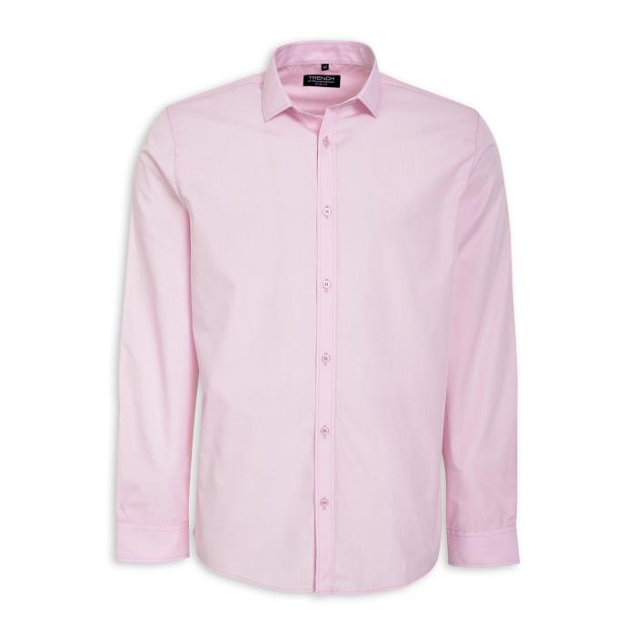 Pale pink mens dress shirt