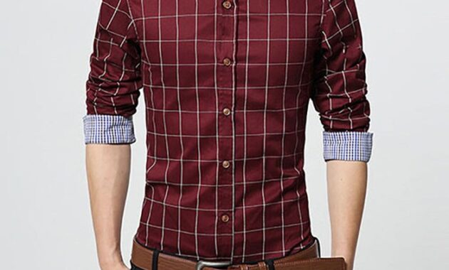 Women's plaid dress shirt